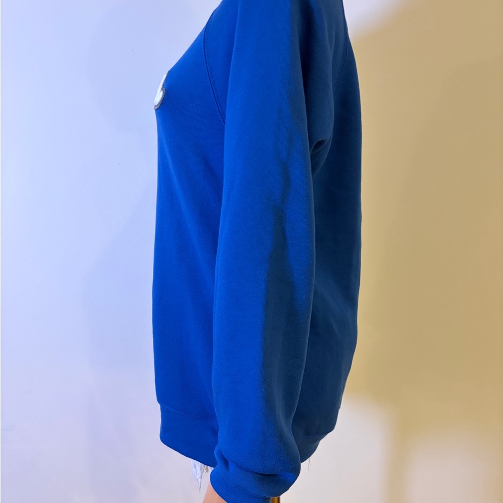 NWOT Bella+Canvas Eagles Royal Blue Crewneck Sweatshirt | Raglan S - Picture 5 of 8